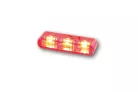 Stop Highsider Shorty 2 Pro LED încastrat, dispersor roșu, omologat E (bucată)