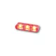 Stop Highsider Shorty 2 Pro LED încastrat, dispersor roșu, omologat E (bucată)