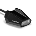 Stop Highsider Split-V LED, negru/translucid, omologat E (bucată)