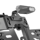 Stop Highsider Split-V LED, negru/translucid, omologat E (bucată)