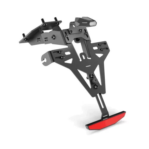 Stop Highsider Split-V LED, negru/translucid, omologat E (bucată)