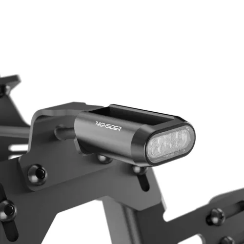 Stop Highsider Split-RS LED, negru/translucid, omologat E (bucată)