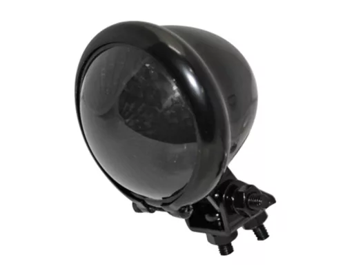 Stop Highsider stil Bates LED, negru, dispersor fumuriu, omologat E (bucată)