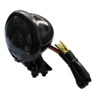 Stop Highsider stil Bates LED, negru, dispersor fumuriu, omologat E (bucată)