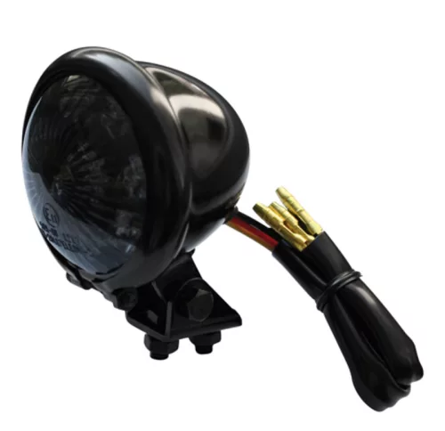 Stop Highsider stil Bates LED, negru, dispersor fumuriu, omologat E (bucată)