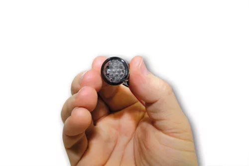 Stop Highsider Pin LED încastrat, Ø 20 mm, dispersor transparent, omologat E (bucată)