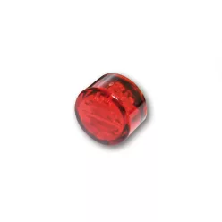   Stop Highsider Pin LED încastrat, Ø 20 mm, dispersor roșu, omologat E (bucată)