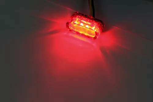 Stop Highsider Module 1 LED, dispersor roșu, omologat E (bucată)