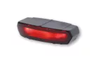 Stop Highsider Light Guide LED, negru, dispersor roșu, omologat E (bucată)