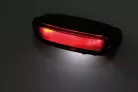 Stop Highsider Light Guide LED, negru, dispersor roșu, omologat E (bucată)