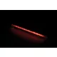 Stop Highsider String LED, negru/roșu (bucată)