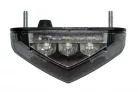 Stop Highsider LED cu lampă număr, prindere 2 șuruburi M4, negru, dispersor fumuriu, omologat E (bucată)
