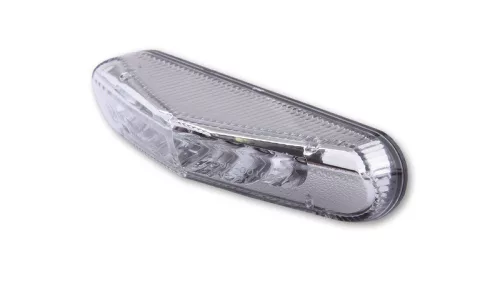 Stop Highsider LED cu lampă număr, prindere 2 șuruburi M4, dispersor transparent, omologat E (bucată)