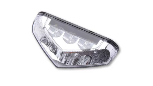 Stop Highsider LED cu lampă număr, prindere 2 șuruburi M4, dispersor transparent, omologat E (bucată)