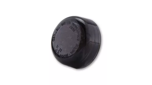 Stop Highsider Micro Disc LED, negru, dispersor fumuriu, omologat E (bucată)