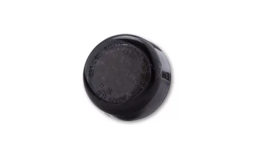 Stop Highsider Micro Disc LED, negru, dispersor fumuriu, omologat E (bucată)