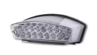 Stop Highsider Monster LED, negru, dispersor transparent, omologat E (bucată)