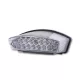 Stop Highsider Monster LED, negru, dispersor transparent, omologat E (bucată)
