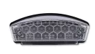 Stop Highsider Monster LED, negru, dispersor transparent, omologat E (bucată)