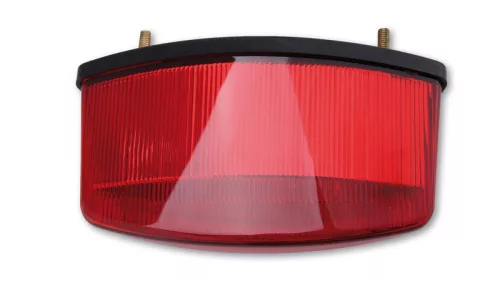 Stop Highsider Monster LED, negru, dispersor roșu, omologat E (bucată)