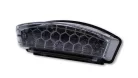 Stop Highsider Monster LED, negru, dispersor fumuriu, omologat E (bucată)