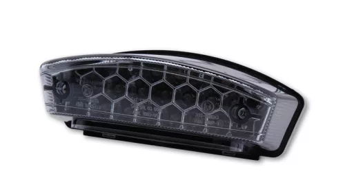 Stop Highsider Monster LED, negru, dispersor fumuriu, omologat E (bucată)