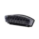 Stop Highsider Monster LED, negru, dispersor fumuriu, omologat E (bucată)