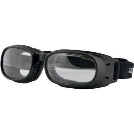 BOBSTER GOGGLE PISTON BLACK/CLEAR BPIS01C