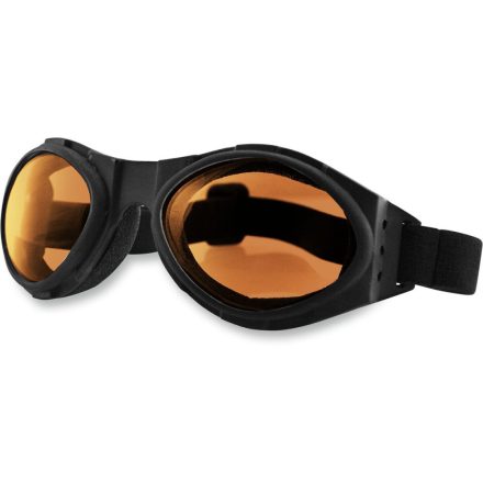 Bobster Goggle Bugeye Bk Amber Ba001A