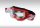 GOGGLES 3300 WH/RED CLEAR