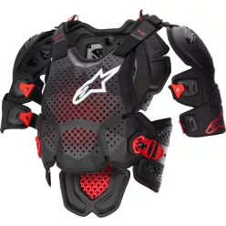   Protectie Piept Alpinestars A-10 v2 Full Chest Guard negru/rosu