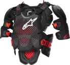 Protectie Piept Alpinestars A-10 v2 Full Chest Guard negru/rosu