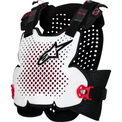   Protectie Piept Alpinestars A-4 Plasma Roost Guard negru/rosu/alb