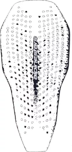 Protecție Spate Alpinestars Nucleon Plasma Full negru/rosu