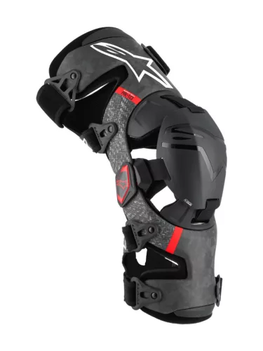 Orteza Genunchi Alpinestars Supertech RK-10 Plasma negru/rosu
