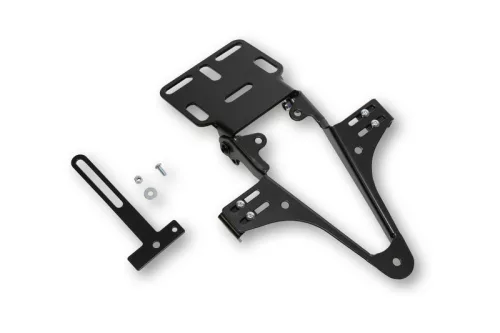 Suport număr Highsider Quadro cu lampă număr și catadioptru pentru Ducati Monster 1100/Evo