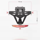 Suport număr Highsider Akron-RS fără lampă număr pentru Ducati Monster 797, 821, 1200