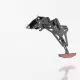 Suport număr Highsider Akron-RS fără lampă număr pentru Kawasaki ZX-10R 2016-2020