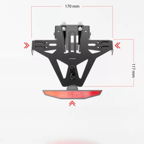 Suport număr Highsider Akron-RS fără lampă număr pentru Kawasaki ZX-10R 2016-2020