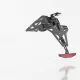 Suport număr Highsider Akron-RS Pro cu lampă număr pentru Yamaha XSR 125 2021-