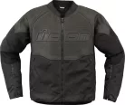 Geacă Icon Overlord3 Leather negru