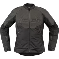 Geacă dama Icon Overlord3 Leather negru