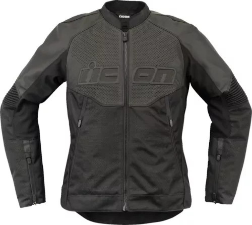 Geacă dama Icon Overlord3 Leather negru
