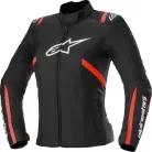 Geacă dama Alpinestars Stella T-SPS v2 negru/alb/rosu fluo