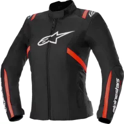 Geacă dama Alpinestars Stella T-SPS v2 negru/alb/rosu fluo