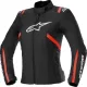 Geacă dama Alpinestars Stella T-SPS v2 negru/alb/rosu fluo