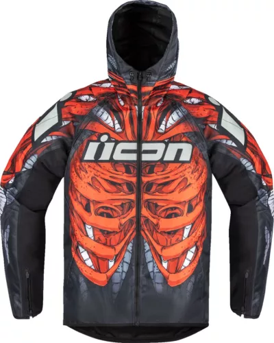 Geacă Icon Airform™ Manik'R negru/rosu