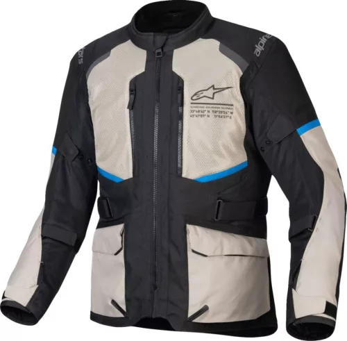 Geacă Alpinestars Andes Air Drystar negru/gri/albastru