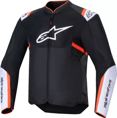 Geacă Alpinestars T-SPS Air v2 negru/alb/rosu fluo