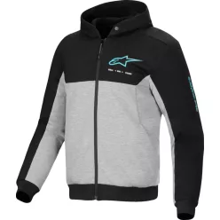 Hanorac Alpinestars Chrome v2 Sport negru/gri/albastru